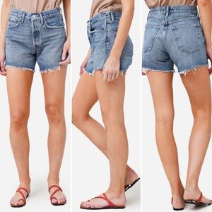 AGOLDE Parker Long Denim Jean Shorts